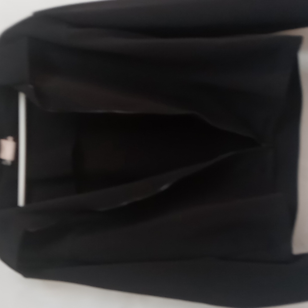 Jalate dress zip up jacket, size 11 women, black